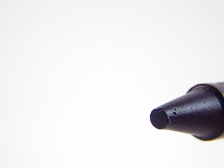 This is a picture of a crayon isolated on a white background.の写真素材