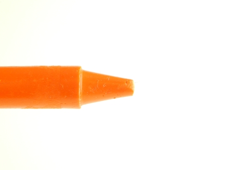 This is a picture of a crayon isolated on a white background.の写真素材