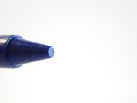 This is a picture of a crayon isolated on a white background.の写真素材