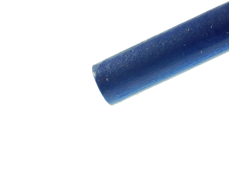 This is a picture of a crayon isolated on a white background.の写真素材