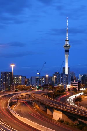 Auckland City at Dusk