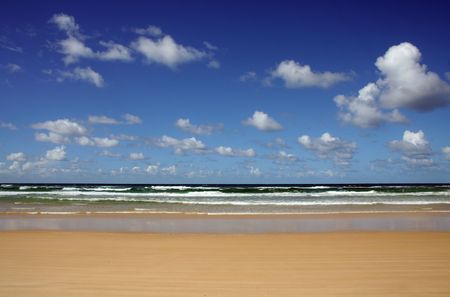 Noosa North Shore, Sunshine Coast, Queensland, Australiaの写真素材