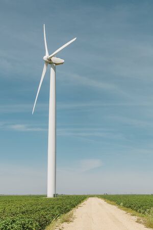 Wind Turbine on Texas Wind Power Farm