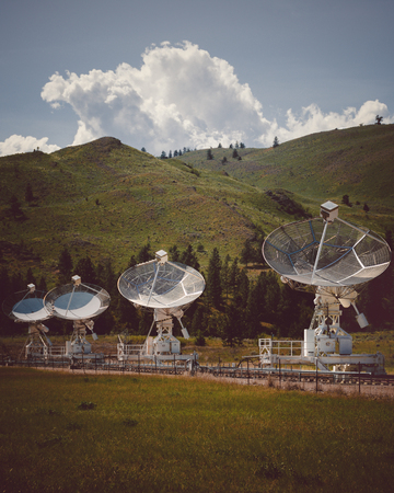 Kaleden, BC, Canada - May 27 2017: Dominion Radio Astrophysical Observatoryのeditorial素材