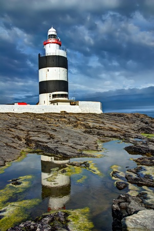 Hook Lighthouse at Hook Head, County Wexford, Irelandの写真素材