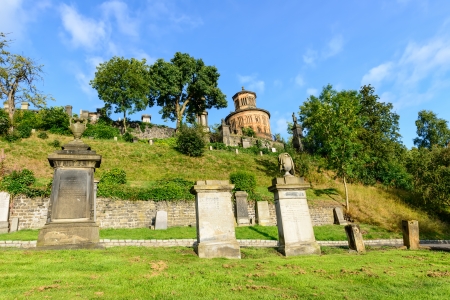 The Glasgow Necropolis, Victorian gothic cemetery, Scotland, UK