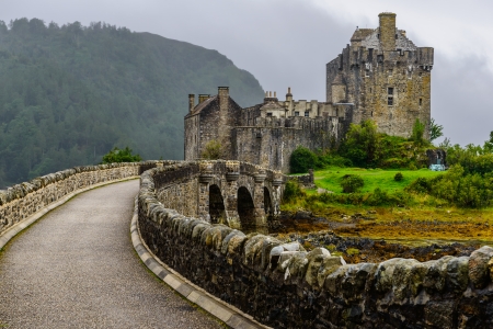 Eilean Donan Castle, western Highlands of Scotland, UKのeditorial素材