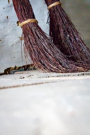 Old bessom.の写真素材