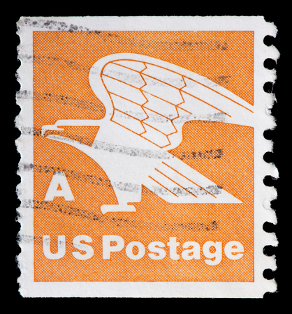 UNITED STATES OF AMERICA - CIRCA 1978: A used postage stamp printed in United States shows a...