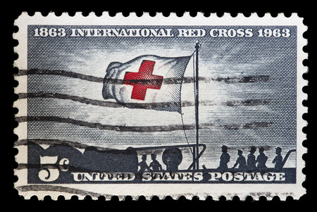 UNITED STATES OF AMERICA - CIRCA 1963: A used postage stamp printed in United States commemorates...