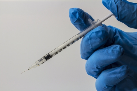 injection of insulinの写真素材