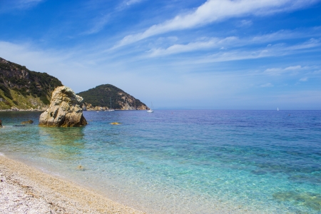panoramic view of the island lilyの写真素材