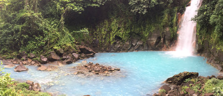 costa rica rio celesteの写真素材
