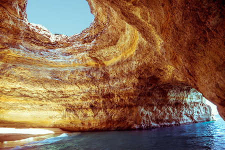 algarve benagil cave in portugal