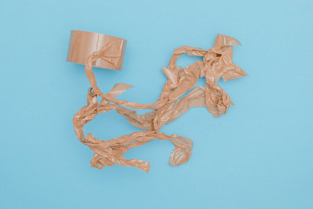 Streched, crumpled and wrinkled parcel tape is a pain for every user