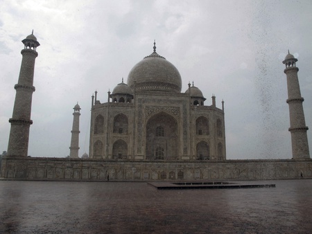 Taj Mahal in the Monsoon                 の写真素材