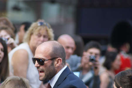 London, England - 10 August 2010 - Jason Statham arriving at the UK premiere of The Expendablesのeditorial素材