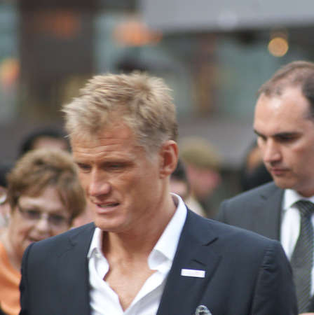 London, England - 10 August 2010 - Dolph Lundgren arriving at the UK premiere of The Expendablesのeditorial素材