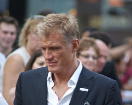 London, England - 10 August 2010 - Dolph Lundgren arriving at the UK premiere of The Expendablesのeditorial素材