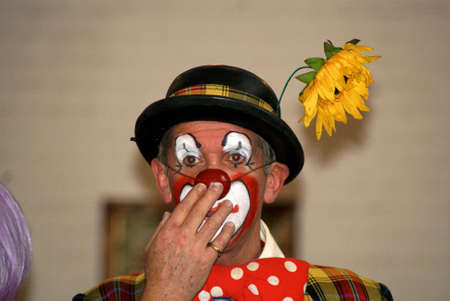 Hackney, London, England - February 6th 2011: Joesf Grimaldi's 65th Annual Church Service at Holy Trinity Church in Londonのeditorial素材