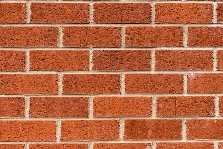 Red brick wall close upの写真素材