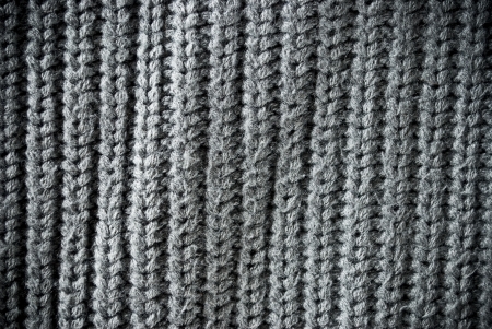 Gray grunge woven striped material background or textureの写真素材