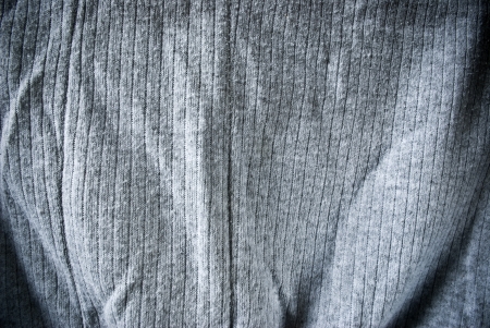 Gray grunge woven striped material background or textureの写真素材
