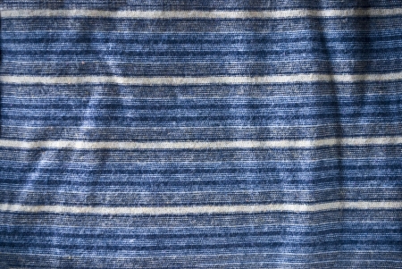 Blue and white striped material or polo shirt background or textureの写真素材