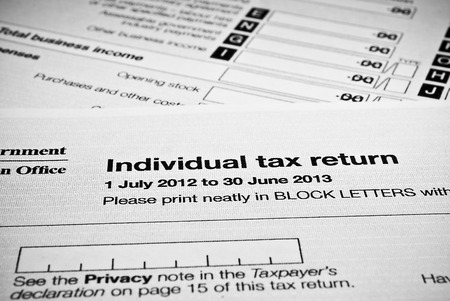 Australian Individual tax return form