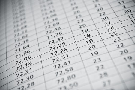 Mathematical education concept of numbersの写真素材