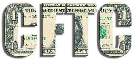 CFTC - Commodity Futures Trading Commission. US Dollar texture.の写真素材