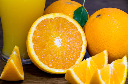 orange sliceの写真素材