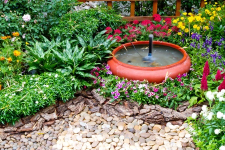small garden - home decorationの写真素材