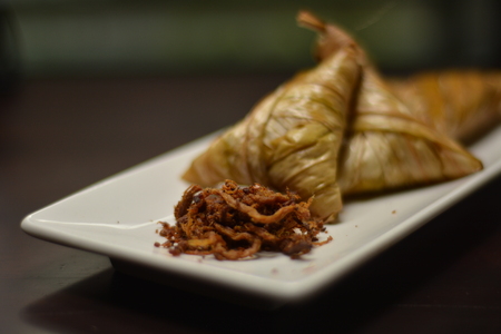Ketupat Palas is Malaysia traditional food.の写真素材