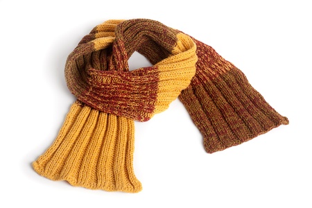 scarf isolated on white backgroundの写真素材
