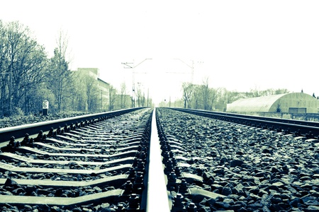 Railroad trackの写真素材