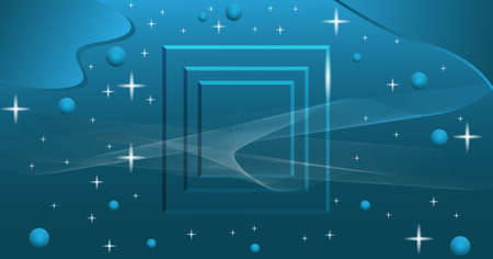 simple and colorful modern background vector and attractive shapeのイラスト素材