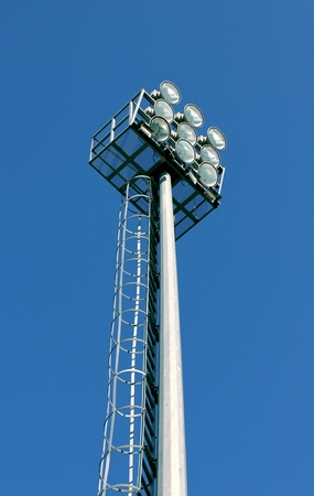 Stadium lights with nice angleの写真素材