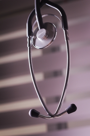 Stethoscope close up with nice angleの写真素材