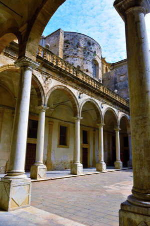 former Jesuit college Sciacca Sicily Italyのeditorial素材