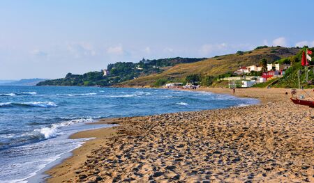 san Marco Beach, Sciacca Sicily Italyの写真素材