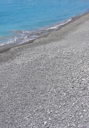 beach in Camogli Liguria Italyの写真素材
