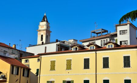 historic center of imperia liguria italyの写真素材