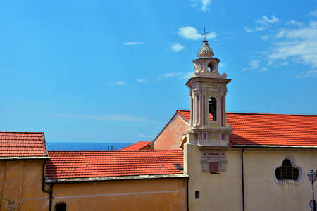 monastery santa chiara porto Maurizio village Italyのeditorial素材