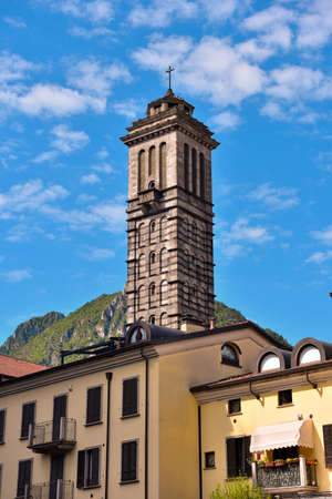 sanctuary of our lady of victory Lecco Italyの写真素材