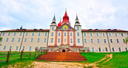 The sanctuary of the Madonna di Pietralba is one of the main sanctuaries in Nova Ponente Monte san Pietro, italyのeditorial素材