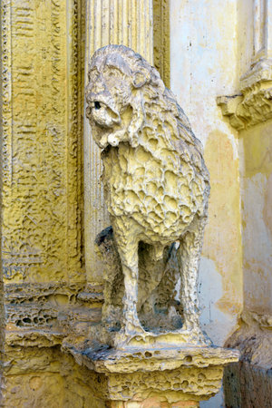church of the madonna del carmine nardÃ² lecce italyの写真素材