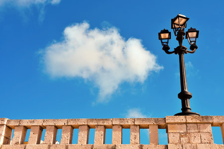 glimpse in Otranto Puglia Italyの写真素材