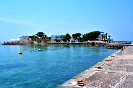 Porto Cesareo in Salento - Italyのeditorial素材