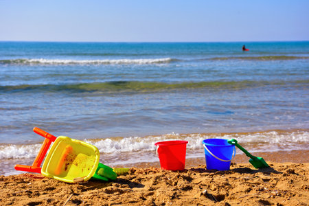 casuzze beach between marina di ragusa and punta sicily, italyの写真素材